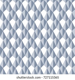 Decorative 3d tile seamless vector pattern