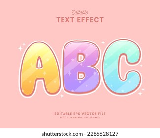 decorative abc Font and Alphabet vector