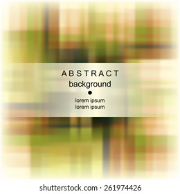 Decorative abstract background with blur effect and horizontal border