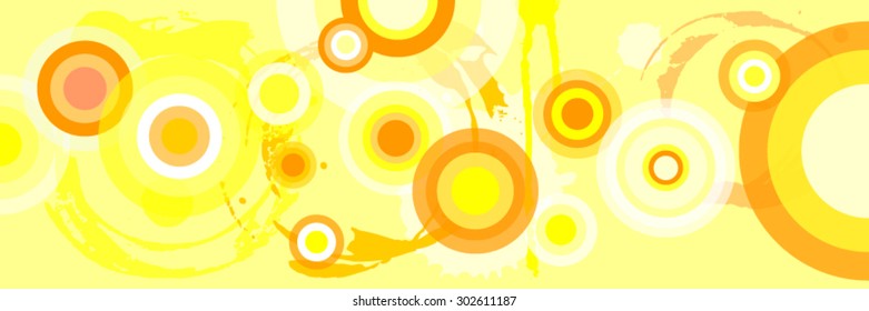 Decorative abstract background circles and stains