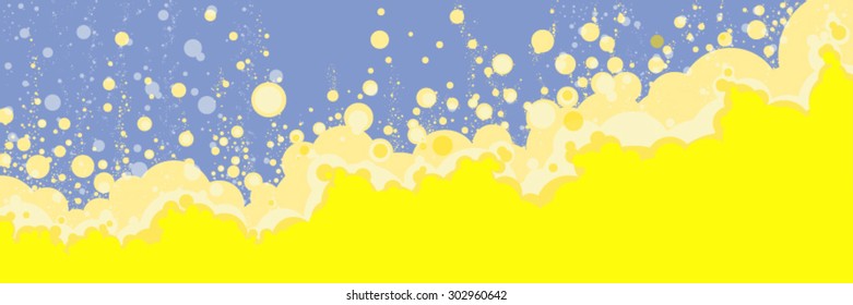 Decorative abstract background circles waves water bubbles underwater