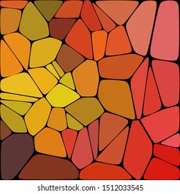
Decorative abstract background. Geometric colored stones,
 figures. Brochure template design.