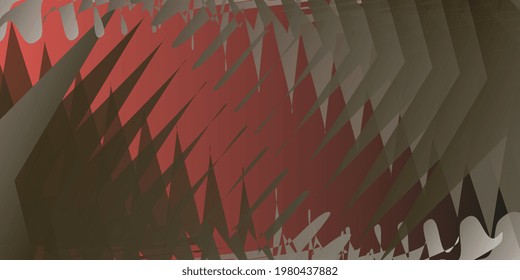 Decorative abstract background. Gradient curly cover. Vector illustration