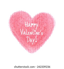Decorative abstract background with hand drawn heart