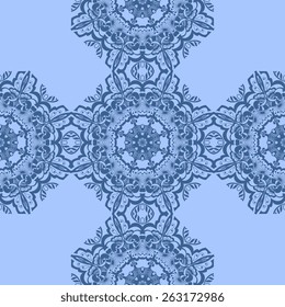 Decorative abstract background with ornament. Seamless pattern