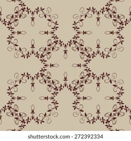 Decorative abstract background with ornament. Wallpaper pattern