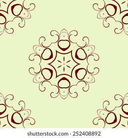 Decorative abstract background with pattern. Seamless wallpaper