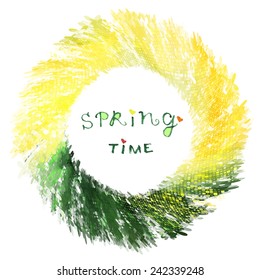 Decorative abstract background with watercolor effect