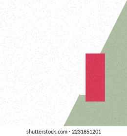 Decorative abstract colorful geometric figures slice shadow background illustration