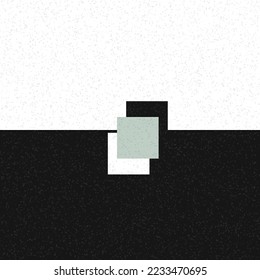 Decorative abstract colorful geometric figures slice shadow background illustration