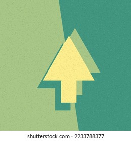 Decorative abstract colorful geometric figures slice shadow background illustration