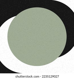 Decorative abstract colorful geometric figures slice shadow background illustration