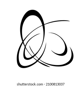 decorative abstract element. graphic decor, logo