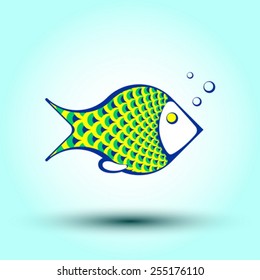 decorative abstract fish