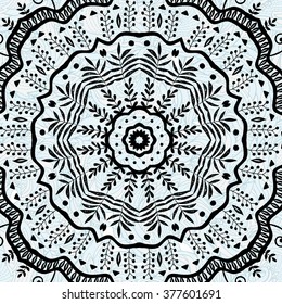 Decorative abstract floral background. Vector illustration. Illustration for greeting cards, invitations, and other printing projects.