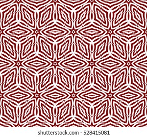 decorative abstract floral ornament for your greeting cards. red color. vector illustration.