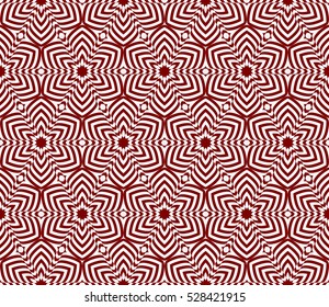 decorative abstract floral ornament for your greeting cards. red color. vector illustration.