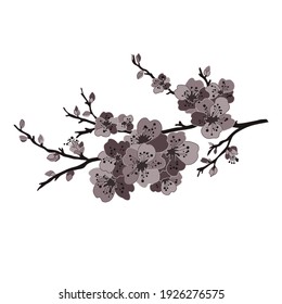 Decorative abstract  flowers, design elements. Can be used for cards, invitations, banners, posters, print design. Floral background in line art style