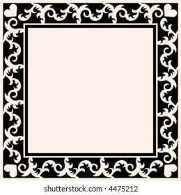 decorative abstract frame