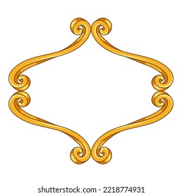 Dekorativer abstrakter Rahmen. Vintage-Grenze. Klassisches Design für die Dekoration.