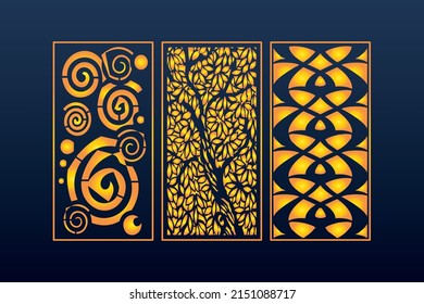 Resumen Decorativo Fondo Geométrico Islámico Ornamentos Elegantes Invitación Tarjeta Cnc Corte