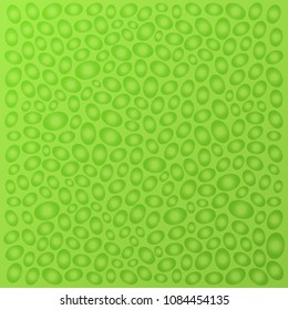 Decorative abstract green background with bubbles. Vector illustration
