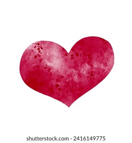Decorative, abstract heart, valentine. Vector graphics.