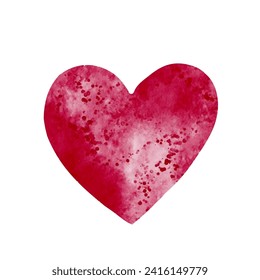 Decorative, abstract heart, valentine. Vector graphics.