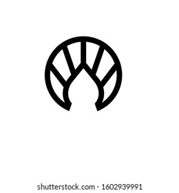 decorative abstract logo design vector template sign icon