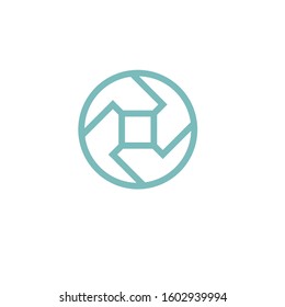 decorative abstract logo design vector template sign icon