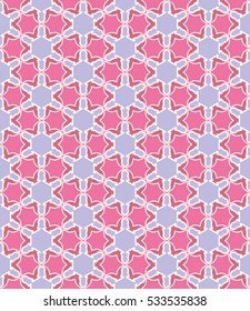 Decorative abstract ornament, stylized floral geometric seamless pattern. Tribal ethnic seamless background. Colorful textile design for printing on a fabric or paper with repeating texture