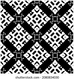 Decorative abstract pattern. Black and white seamless geometric pattern.Pattern  for fashion, fabric, apparel dress, textile, background, wallpaper, digital printing.