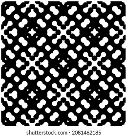 Patrón abstracto decorativo. Patrón geométrico sin soldadura en blanco y negro.Patrón para moda, tela, vestimenta, textil, fondo, papel pintado, impresión digital.