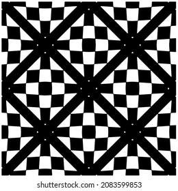 Decorative abstract pattern. Black and white seamless geometric pattern.Pattern  for fashion, fabric, apparel dress, textile, background, wallpaper, digital printing.