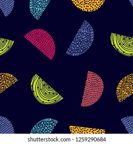 Decorative abstract seamless pattern.Cheerful polka dot vector seamless pattern. Can be used in textile industry, paper, background, scrapbooking.