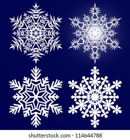 Decorative abstract snowflake.