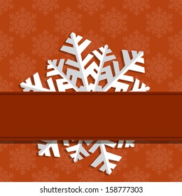 Decorative abstract snowflake.