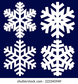 Decorative abstract snowflake.
