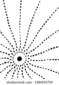 Decorative abstract sun vector pattern design for creative ideas