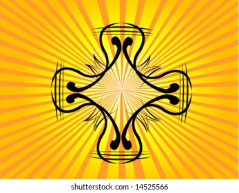 Decorative abstract vector illustration