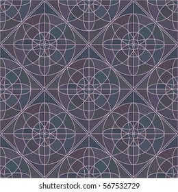 Decorative abstract vector illustration. Geometric seamless pattern