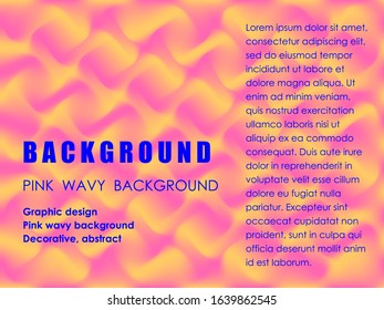 decorative abstract wavy editable background