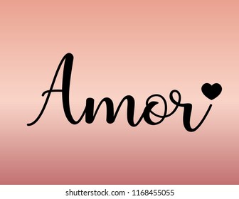 Amor* Words containing