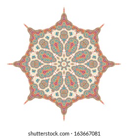 Decorative arabic rosette