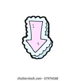 decorative arrow cartoon