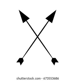 Decorative arrows boho style