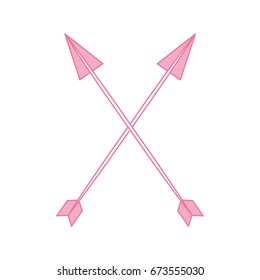 Decorative arrows boho style