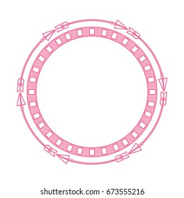 Decorative arrows boho style
