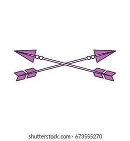 Decorative arrows boho style