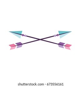 Decorative arrows boho style